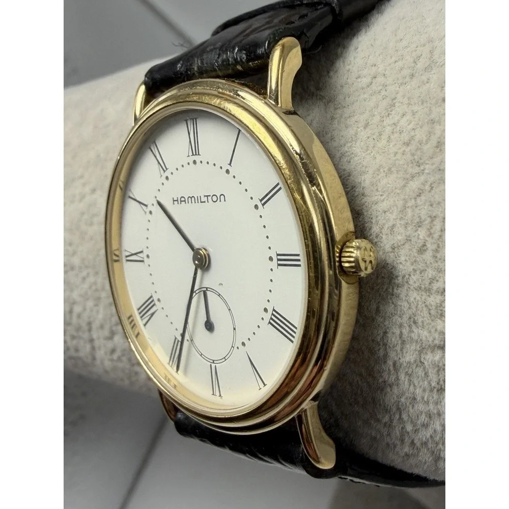Hamilton 6210 New Battery Mens Watch 32MM 7.5